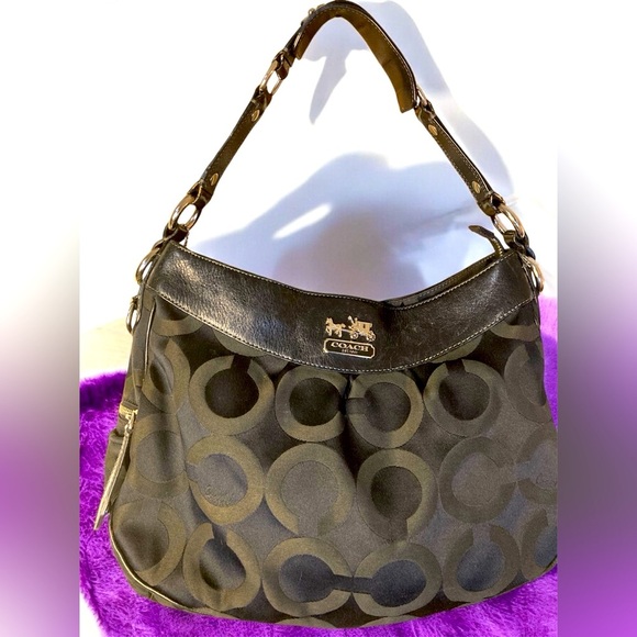 Coach Handbags - COACH 13252 Madison Parchment OP Satchel SHOULDERBAG tote black